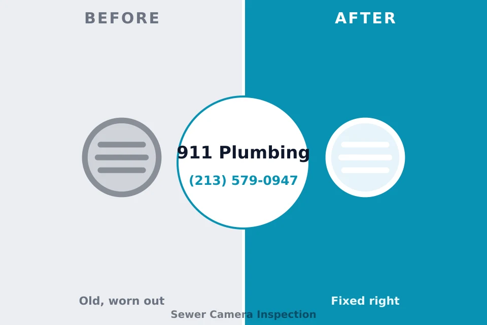 Before and after: plumbing repair Summerlin South, NV